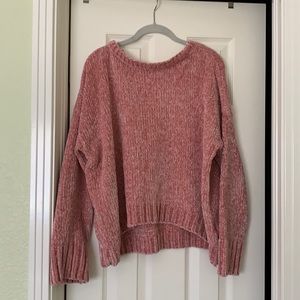 Pink soft sweater